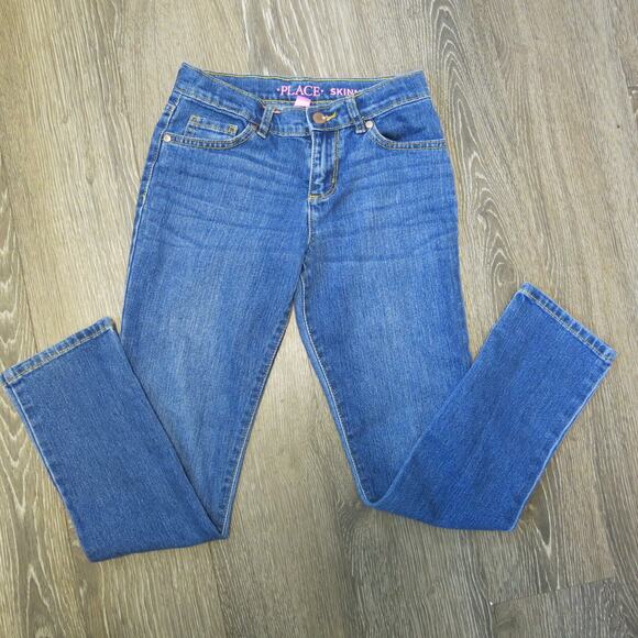 GIRLS Bundle of 2 Leggings Skinny Jeans So/The Place Size 10 Girls Blue School - Picture 5 of 9